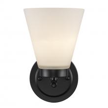 Trans Globe 71801 BK - 1LT SCONCE-FLARED GLASS-BK